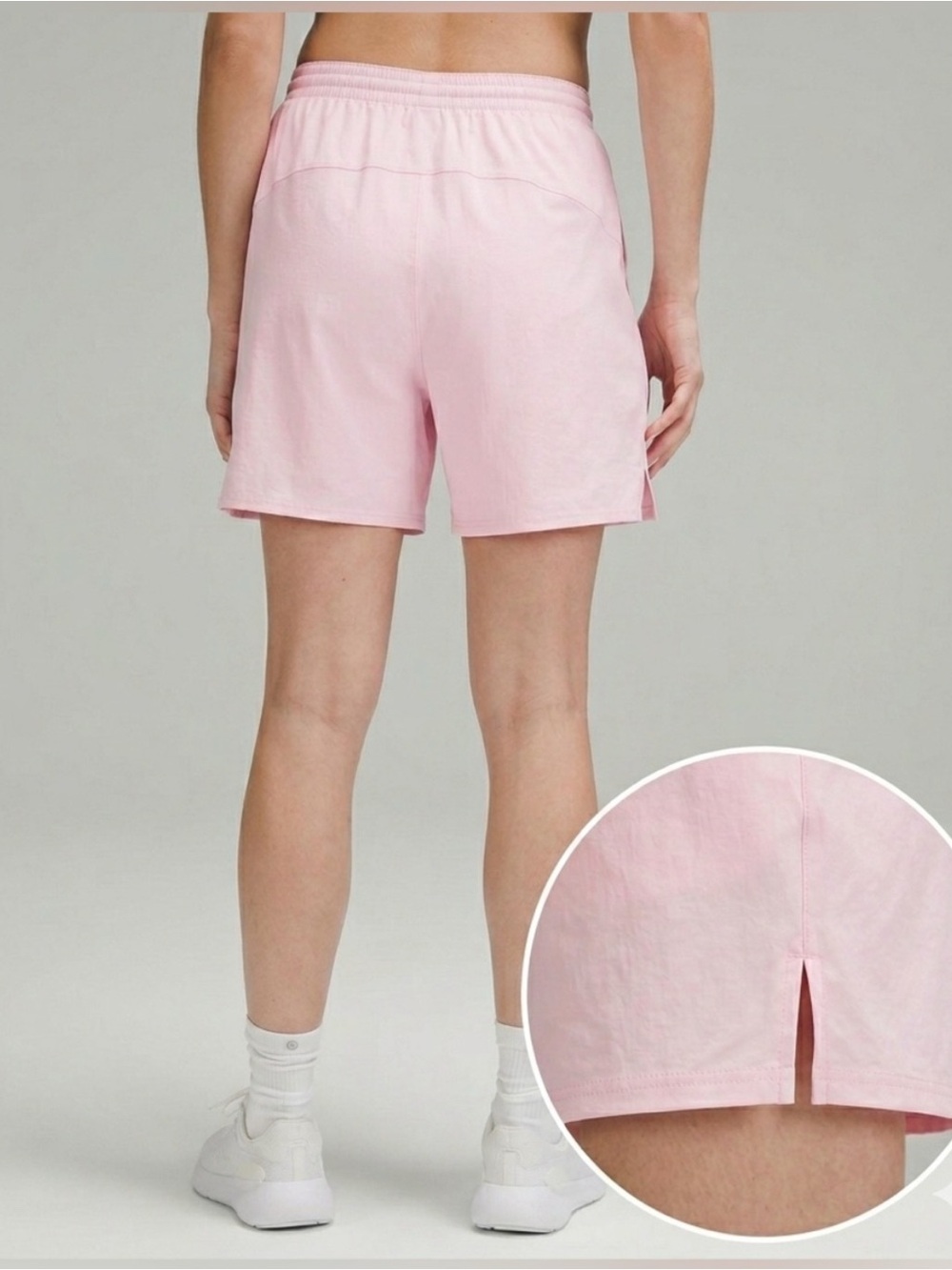 lululemon athletica Light Pink Drawstring Casual Shorts. Size:4 - Picture 3 of 6